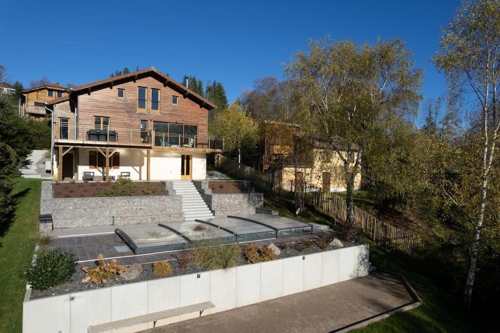 Le Cerf, Chalet Cocooning Avec Piscine Et Billard Ban-sur-Meurthe-Clefcy 外观 照片