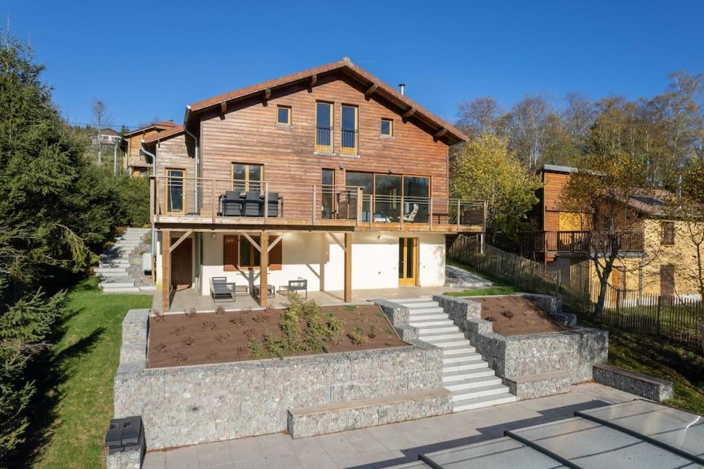 Le Cerf, Chalet Cocooning Avec Piscine Et Billard Ban-sur-Meurthe-Clefcy 外观 照片